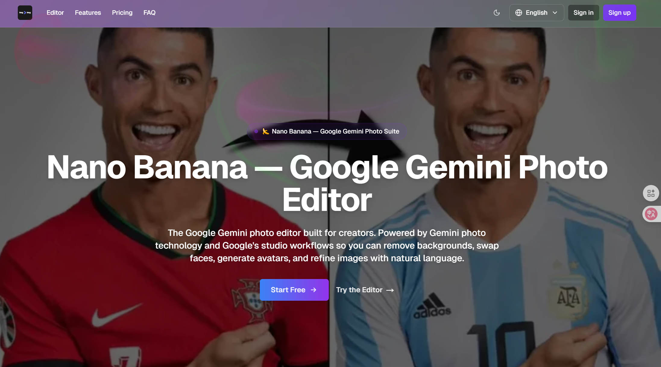 Nano Banana AI | Professional Image Editor & Generator | Nano Banana