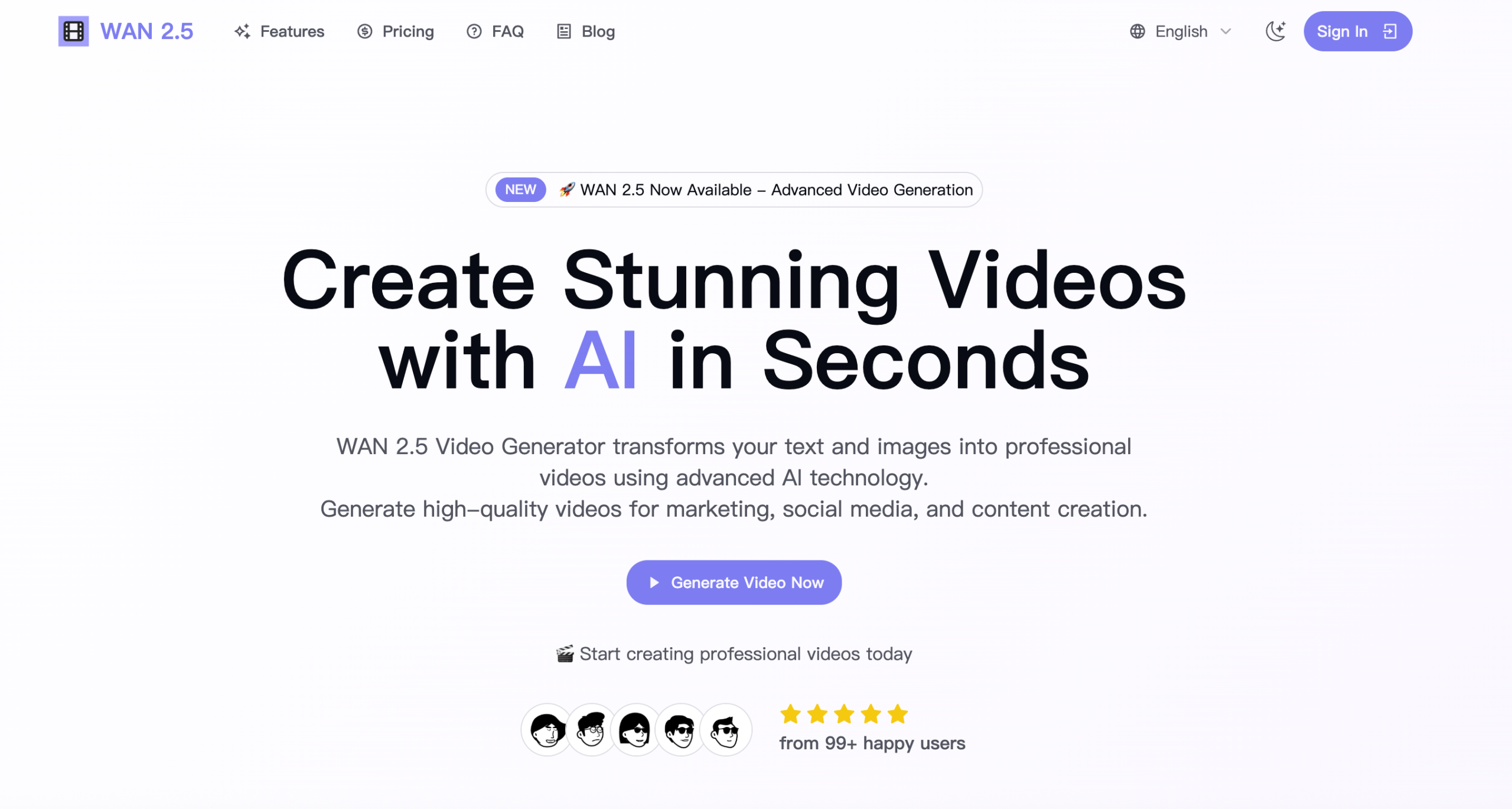 Create Stunning Videos with AI in Seconds