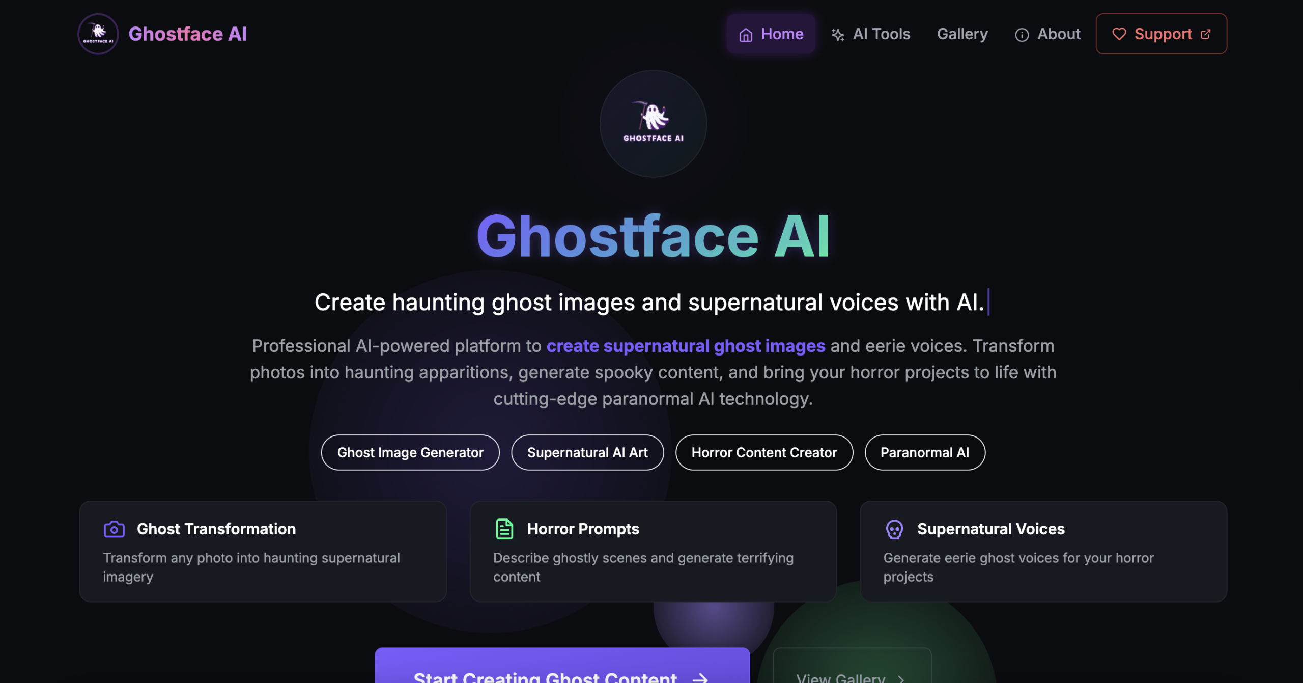 Ghostface AI：让每一次惊悚，都更专业