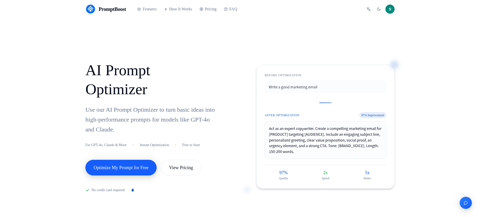 AI Prompt Optimizer | Boost Your Prompts with PromptBoost