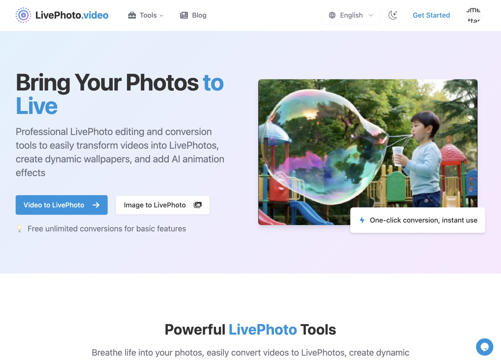 LivePhoto.video | 视频转LivePhoto和动态图像创建工具