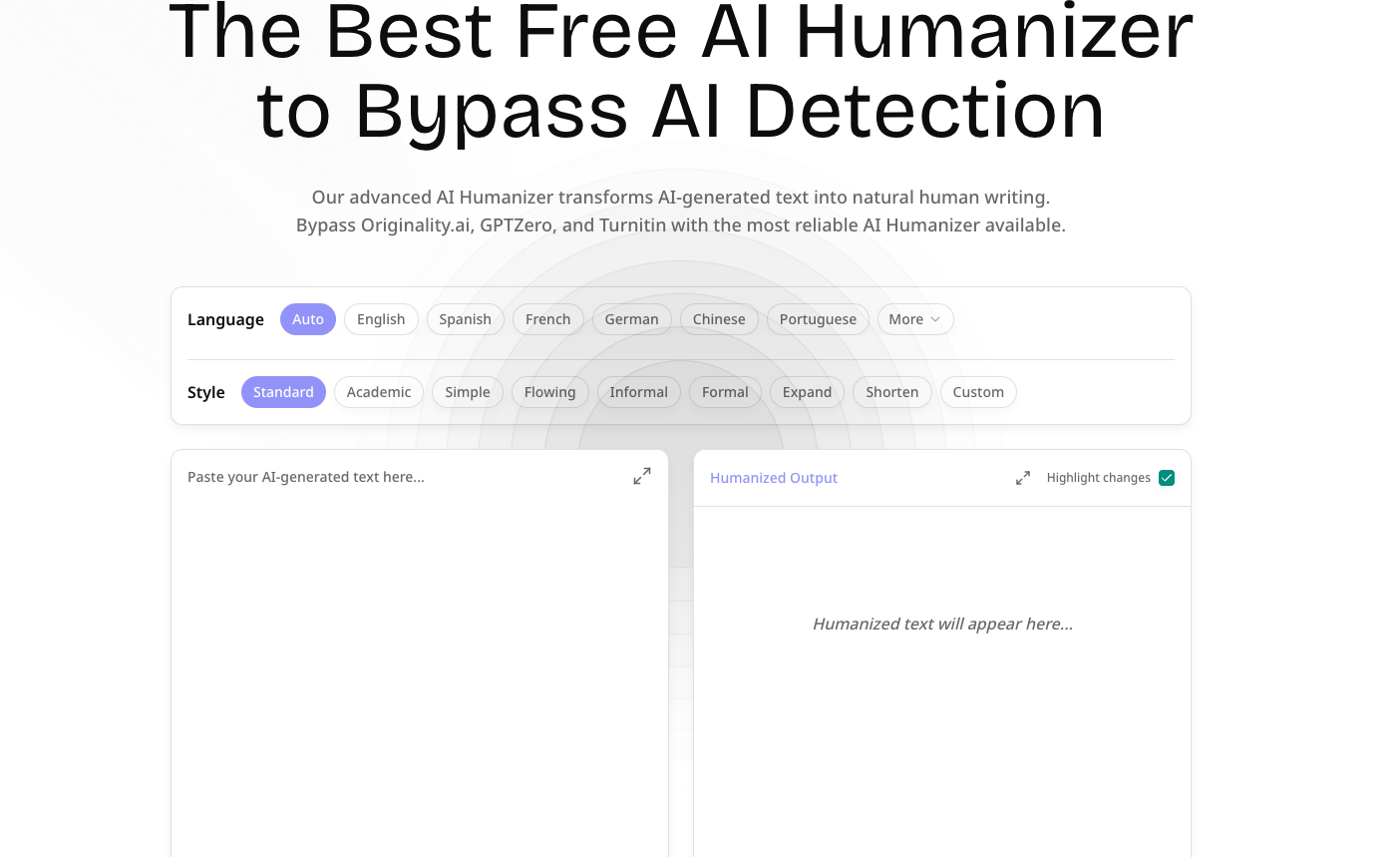 The Best Free AI Humanizer to Bypass AI Detection最佳免费AI人性化工具，帮助绕过AI检测