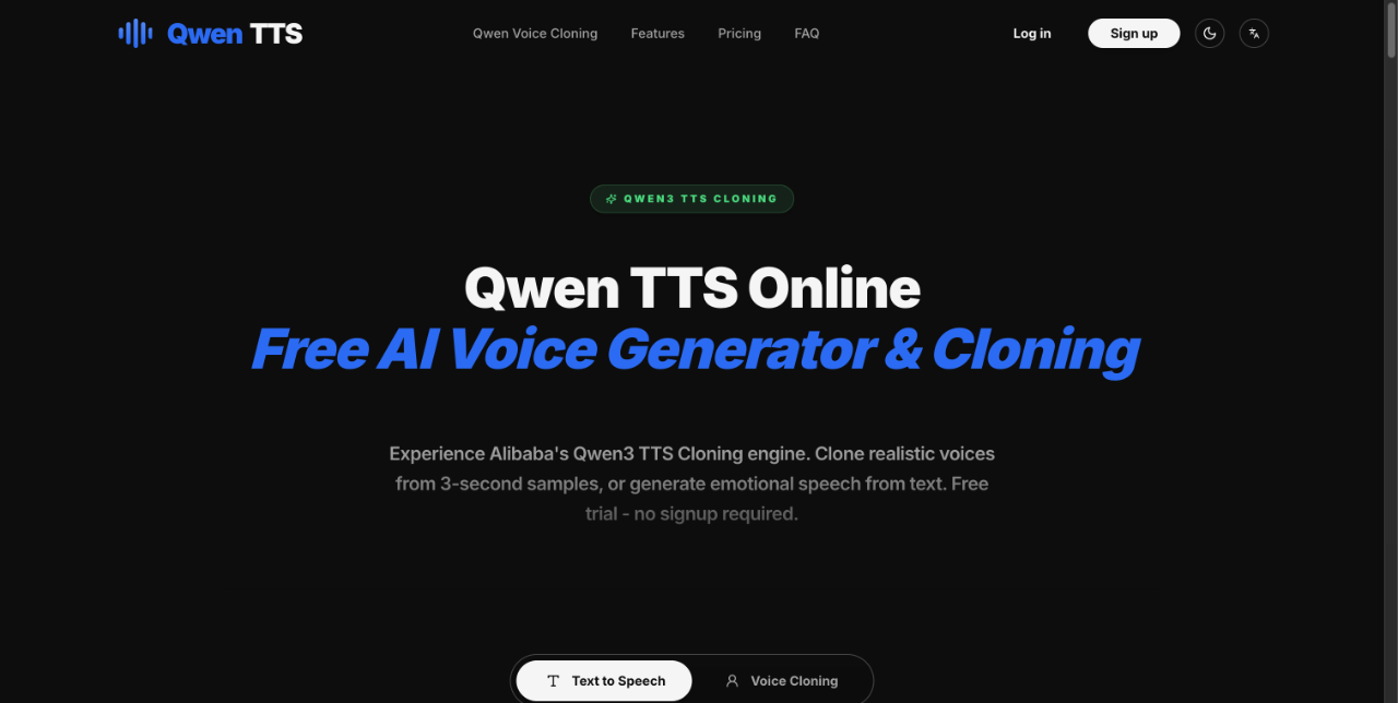 Qwen TTS Online
