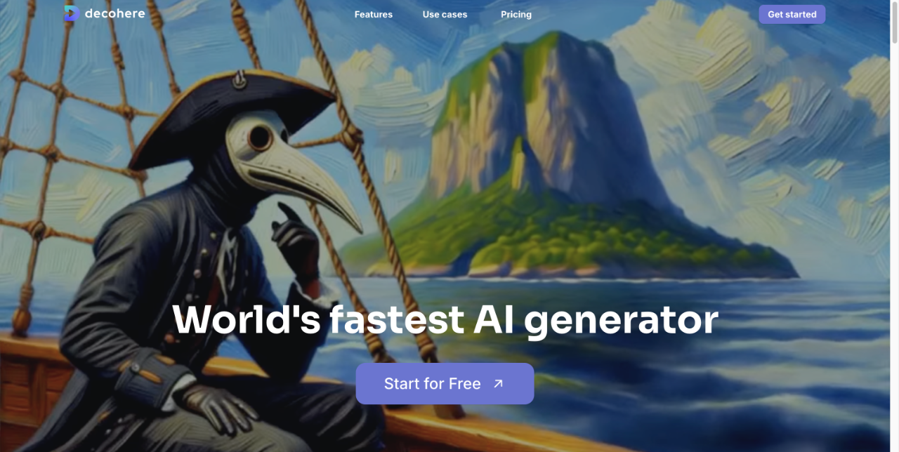 Decohere - World's Fastest AI Generator