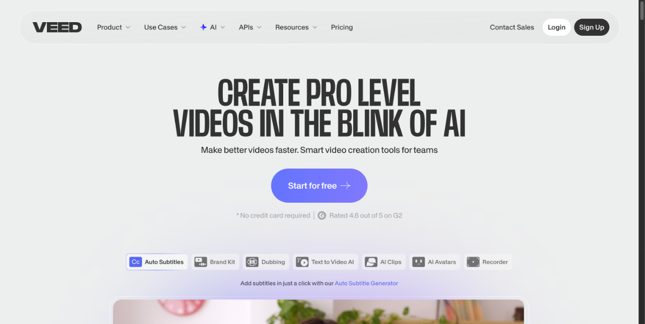 VEED – AI Video Creation Platform