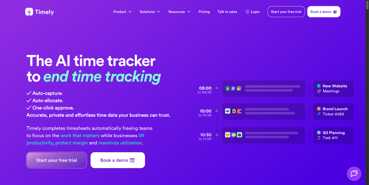 Timely - 人工智能时间管理
