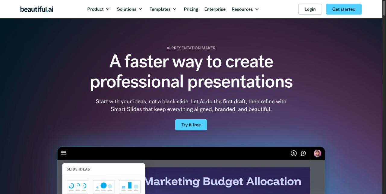 Beautiful AI-Presentation