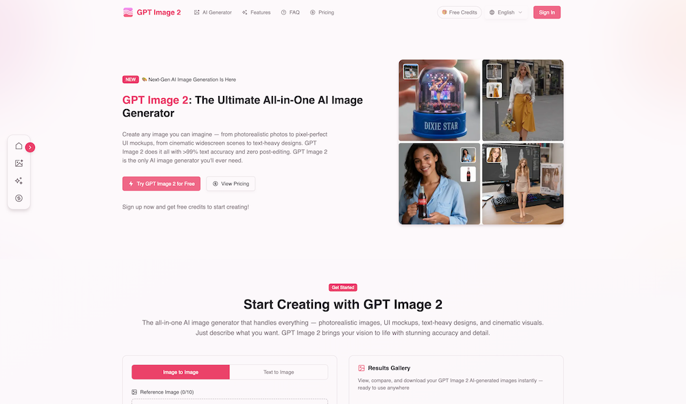 GPT Image 2: OpenAi Image Generator 截图