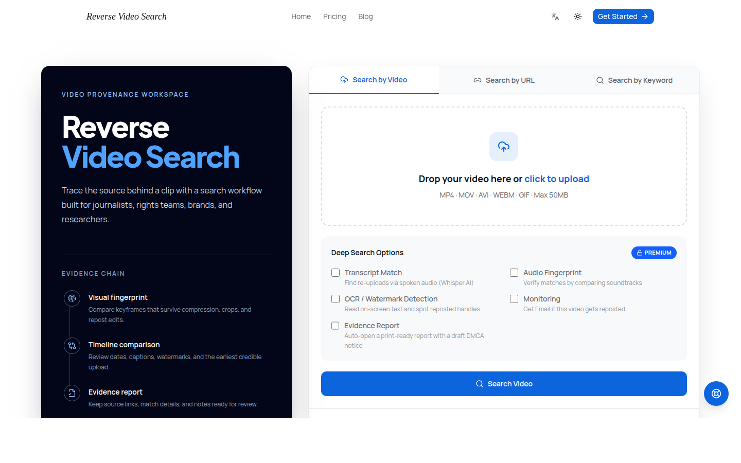 Reverse Video Search