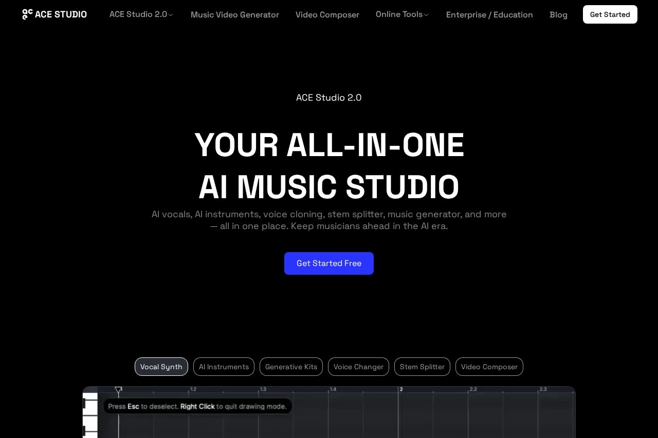 ACE Studio 截图