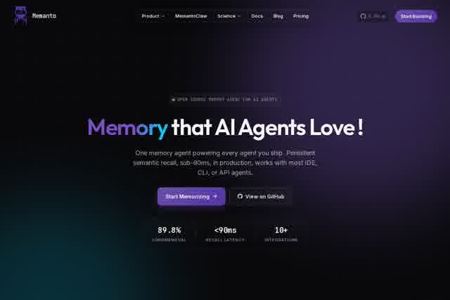 MEMANTO - AI Memory Assistant