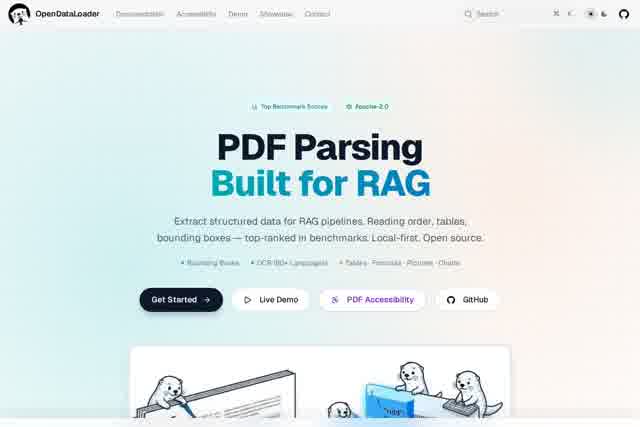 OpenDataLoader PDF - Convert PDF to LLM-Ready Data