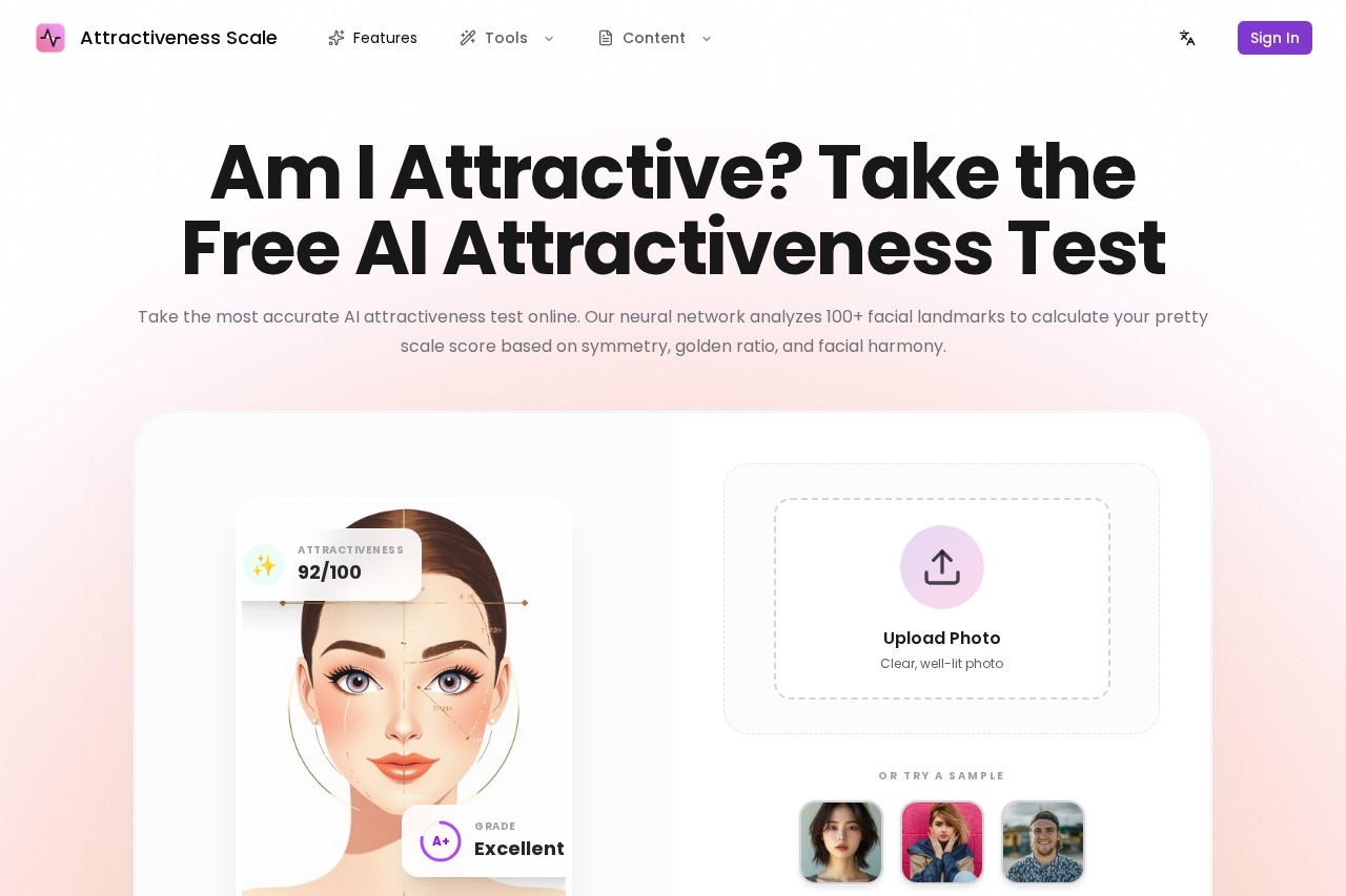 AI Attractiveness Test