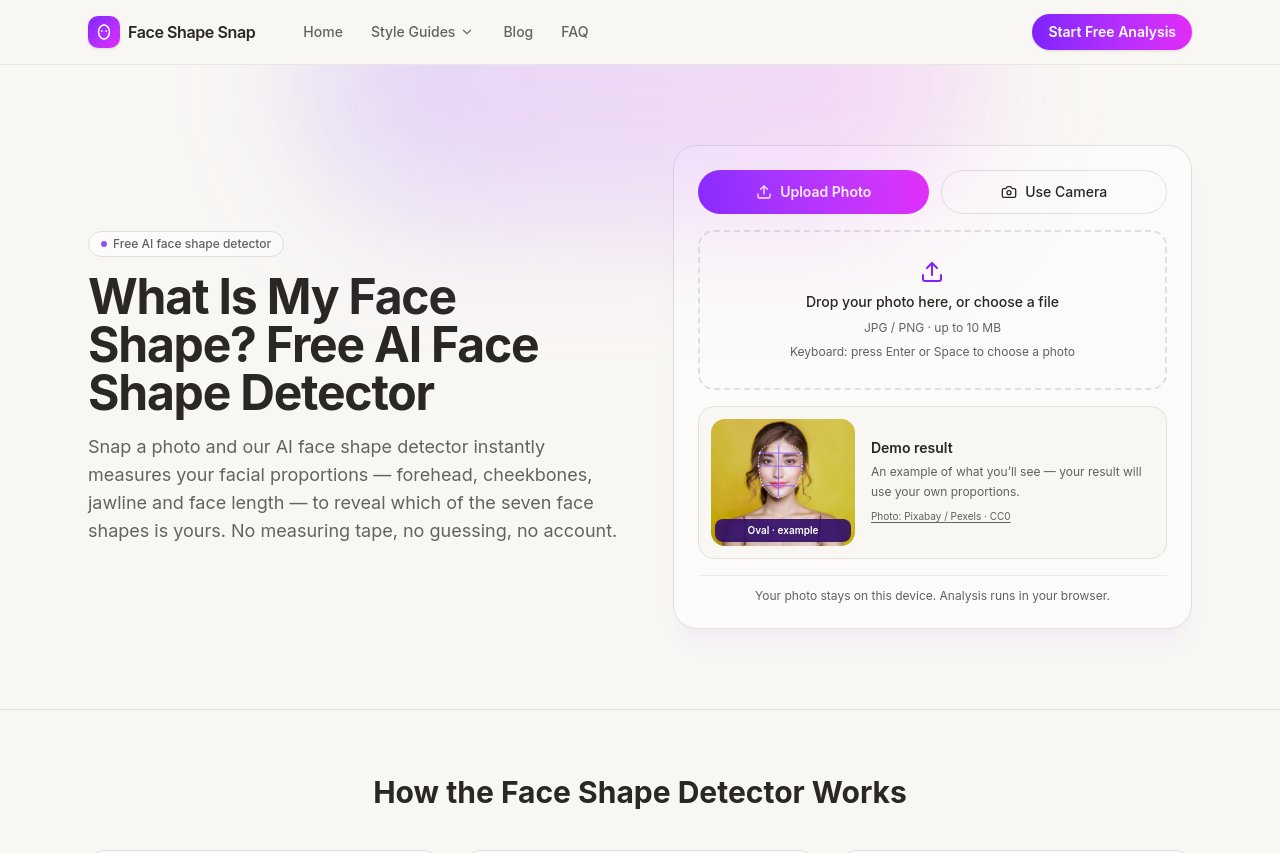 Face Shape Snap