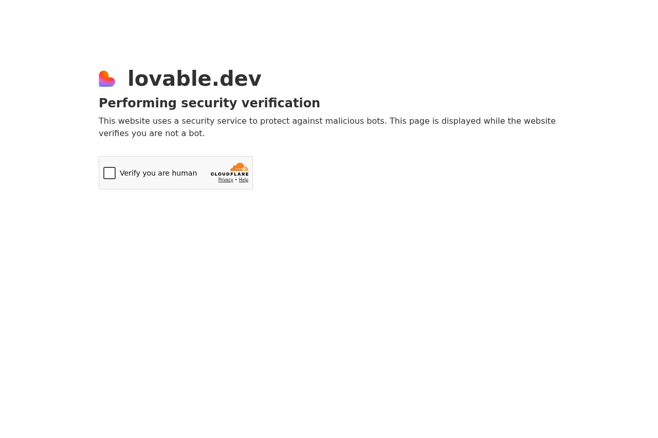 Lovable 截图