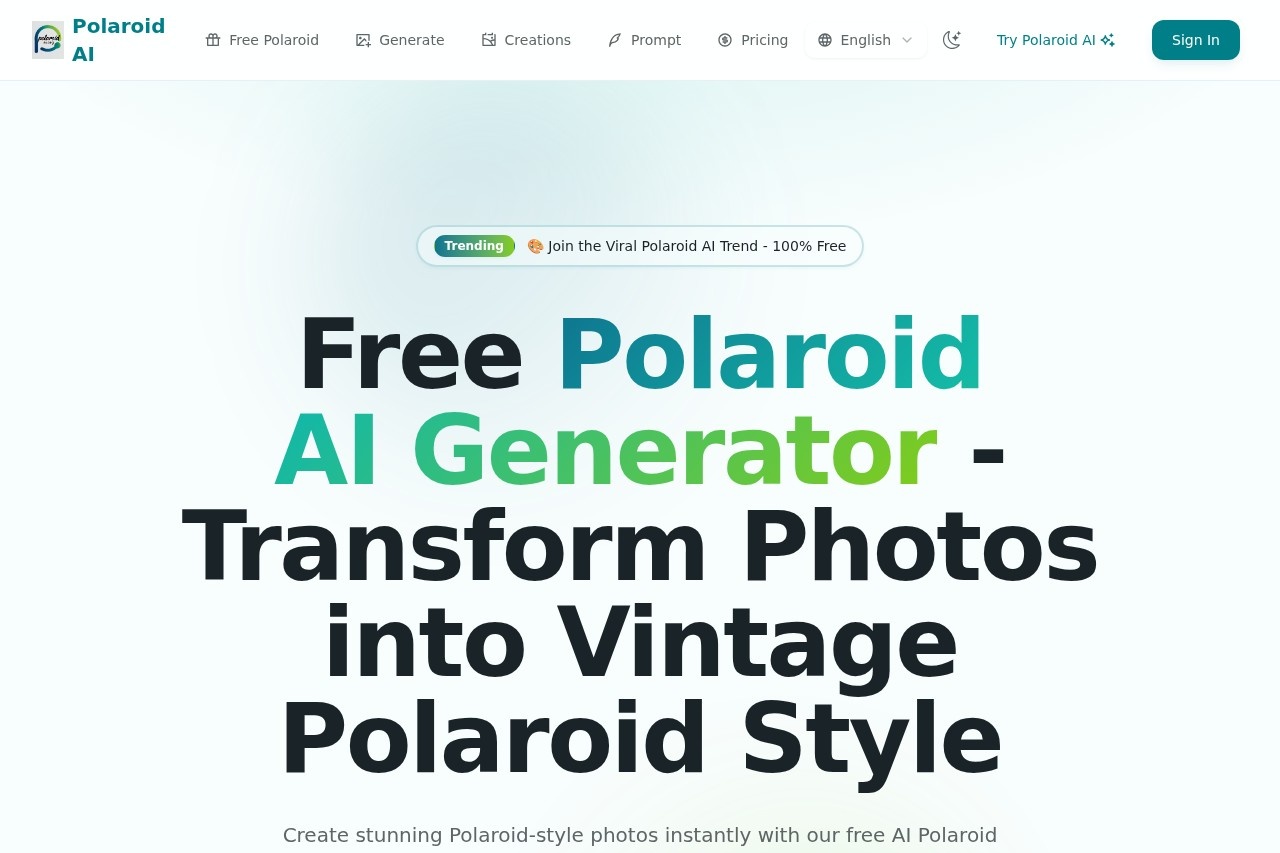 Polaroid AI Generator