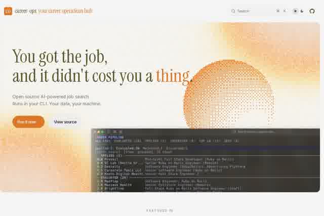 career-ops - AI Career Assistant