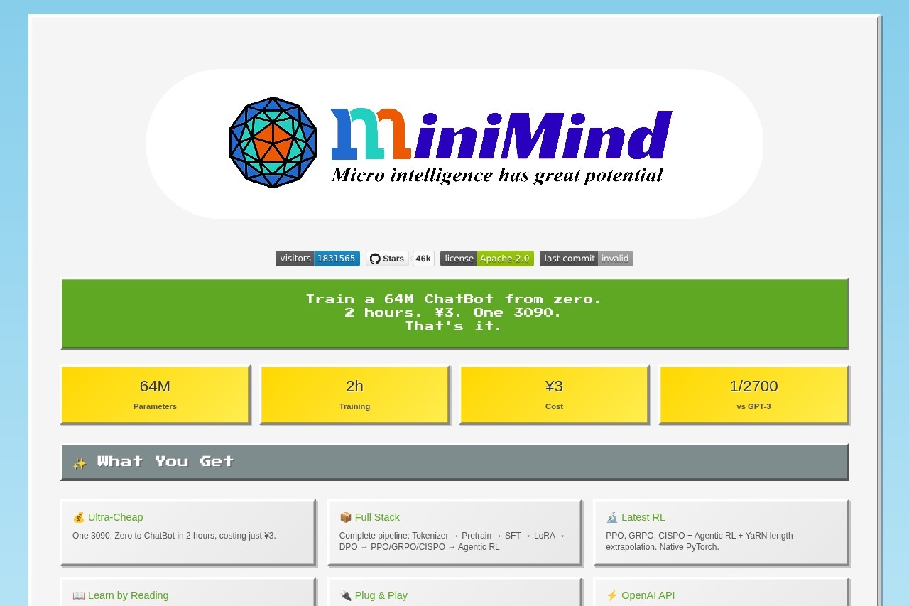 MiniMind - Train LLMs from Scratch