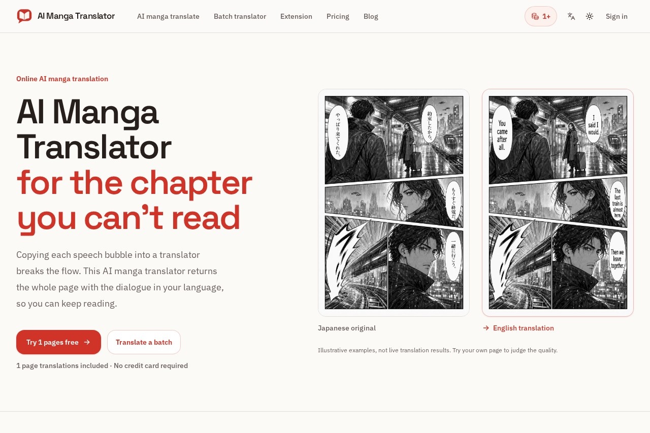 AI Manga Translator