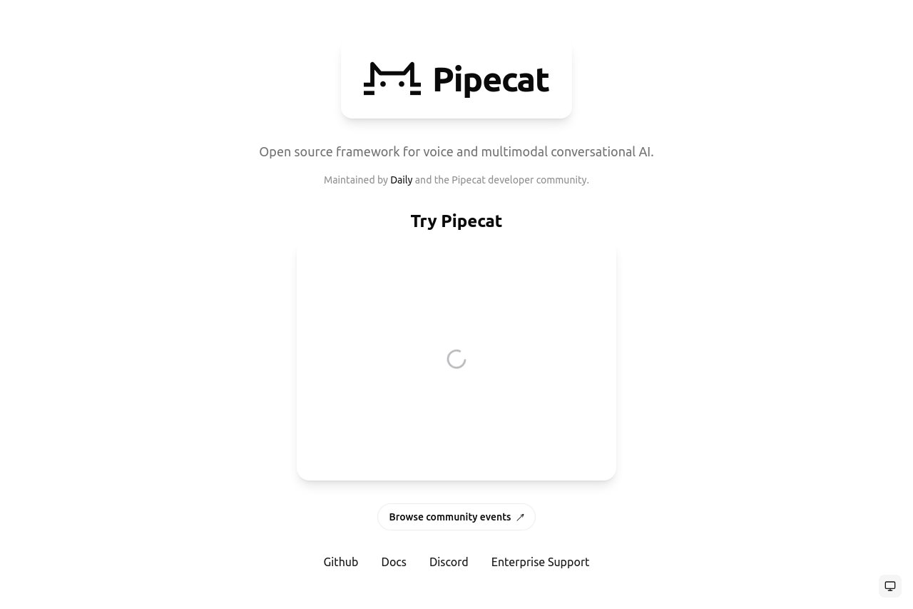 Pipecat 截图