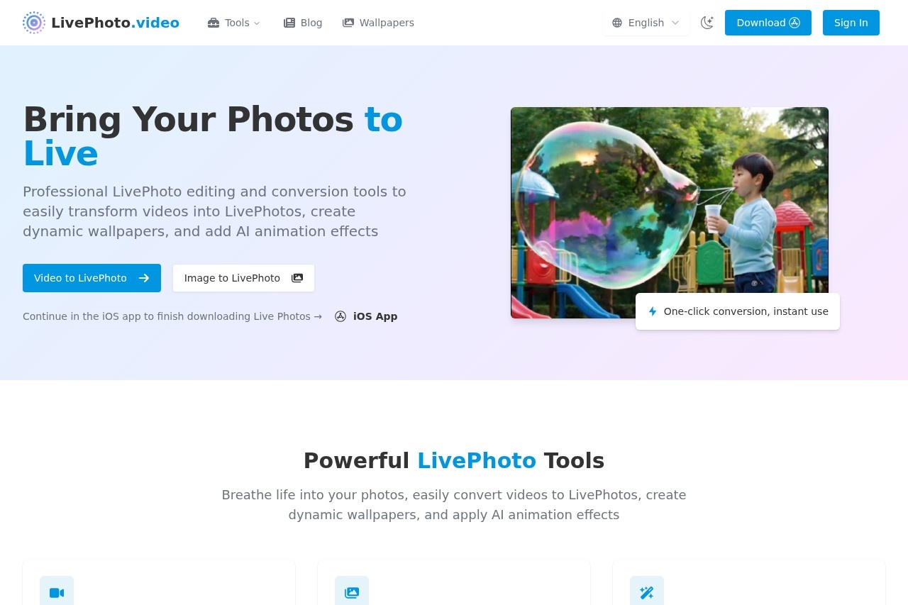 LivePhoto.video - 视频转动态图像