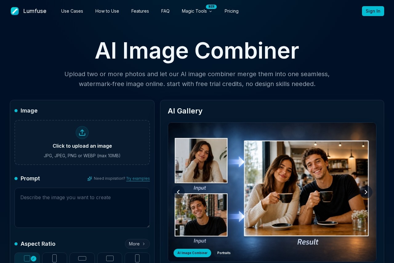 AI Image Combiner