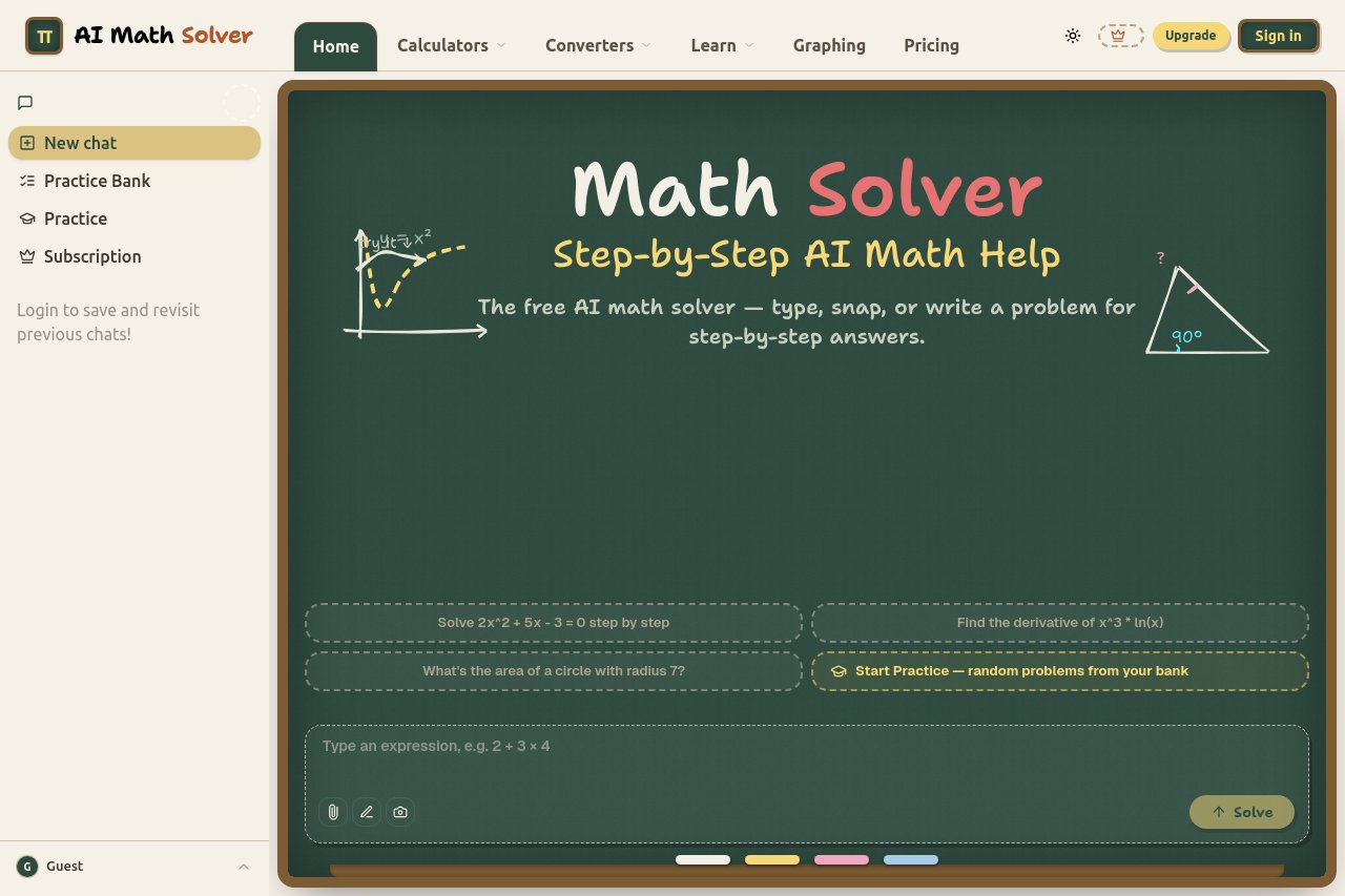 Math Solver Help