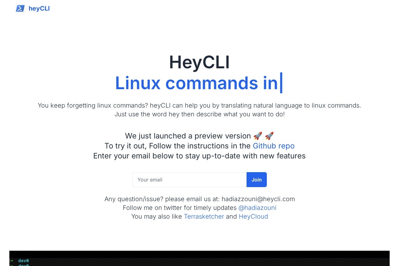 heyCLI 截图
