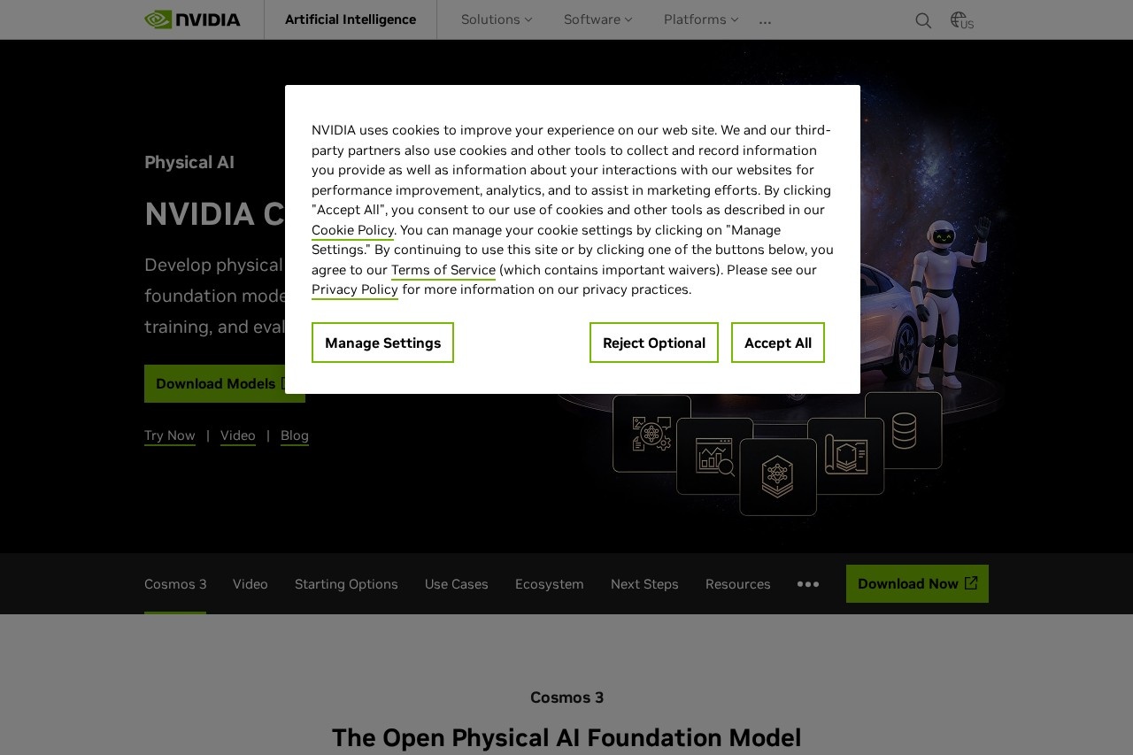 Physical AI with World Foundation Models | NVIDIA Cosmos - 物理AI引领者 截图