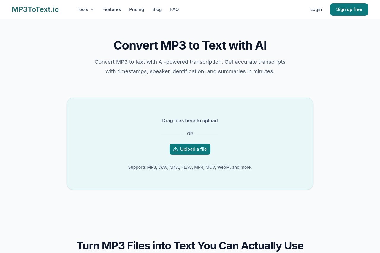 MP3ToText