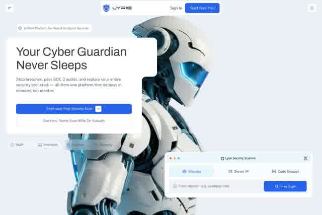 Lyrie.ai - AI Antivirus & Cyber Defense