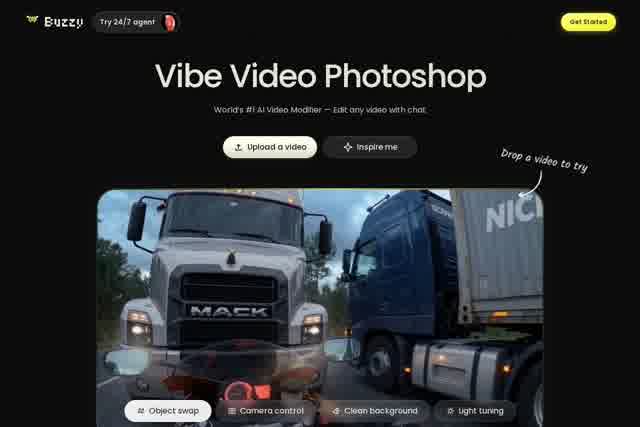 Buzzy AI - Vibe Video Photoshop - World