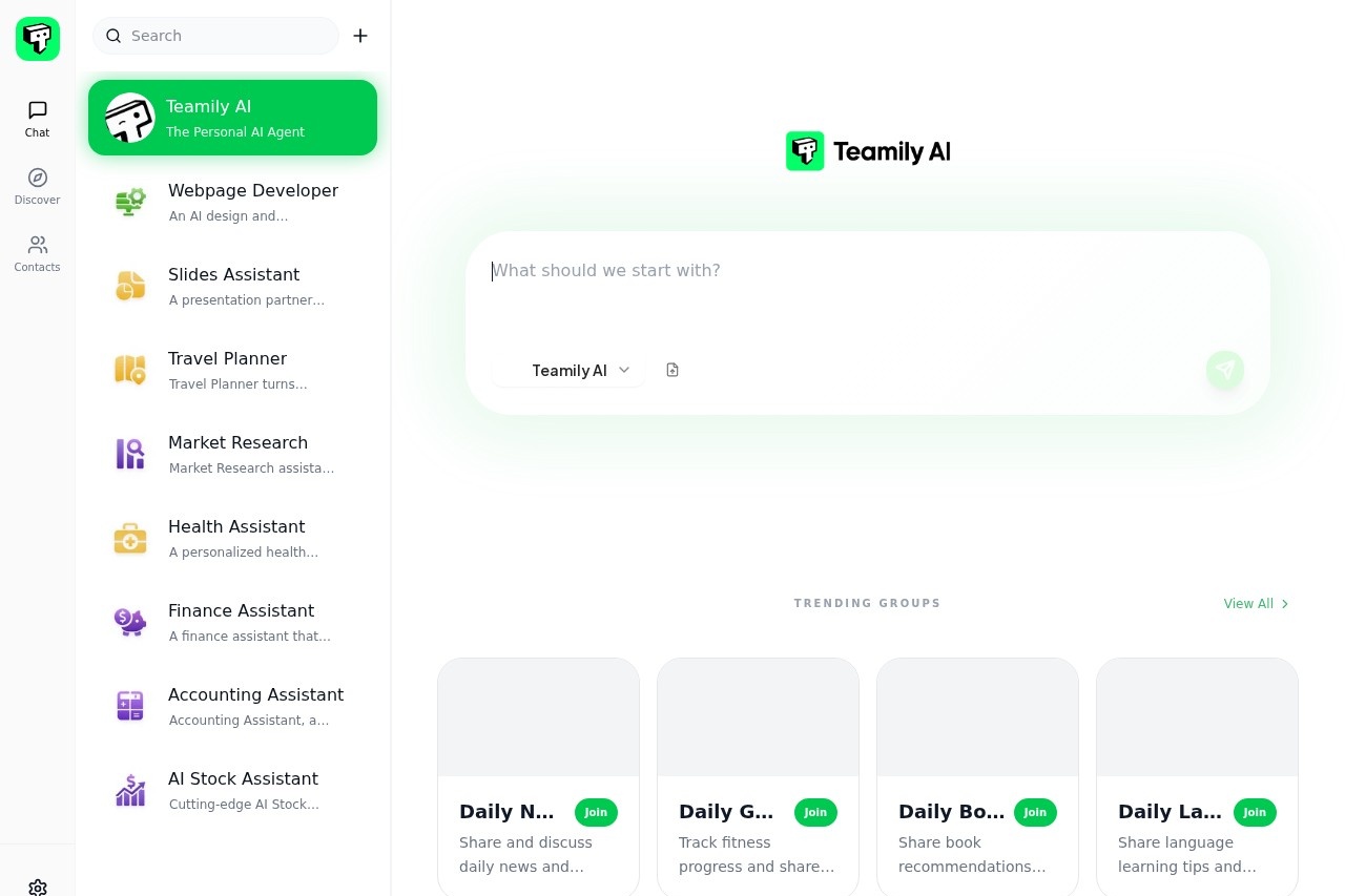 Teamily AI - AI版微信