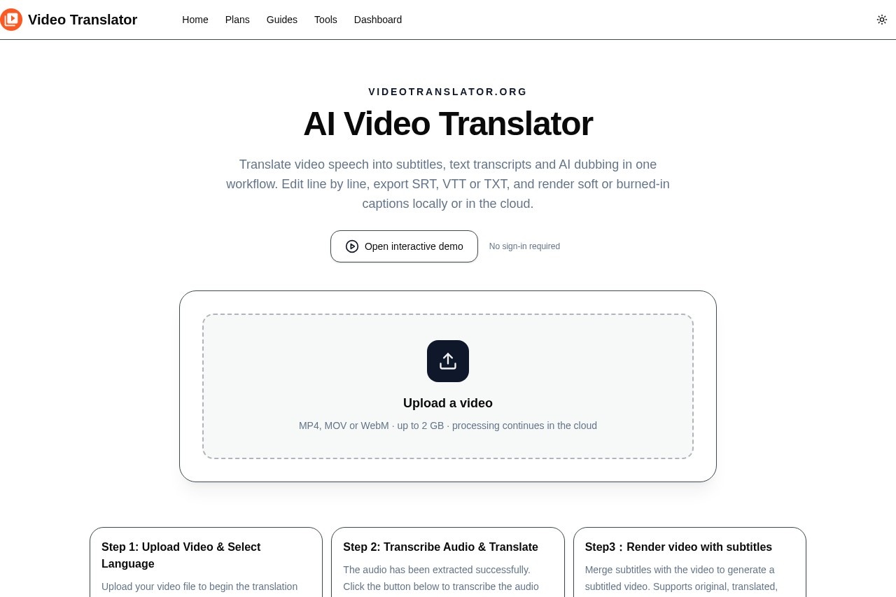 Video Translator