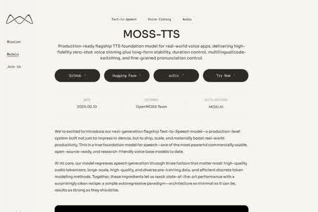MOSI - MOSS-TTS