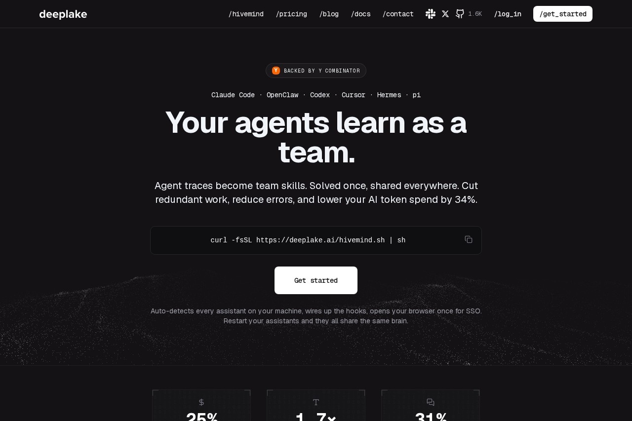 Hivemind: Shared Memory for AI Agents - 统一记忆 截图