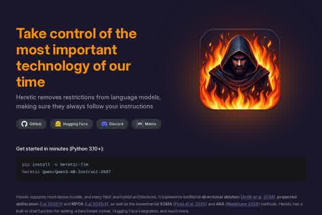 Heretic - AI Censorship Removal