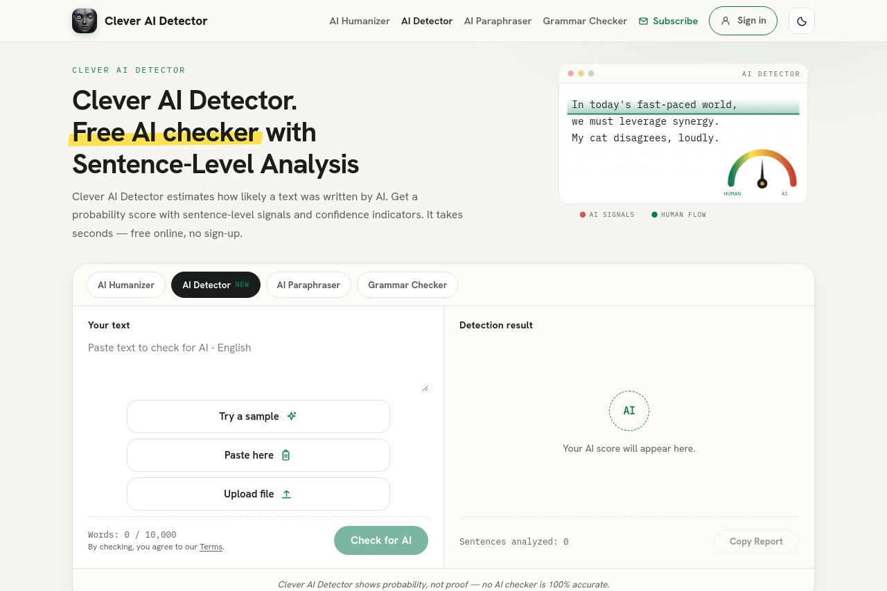 Clever AI Detector
