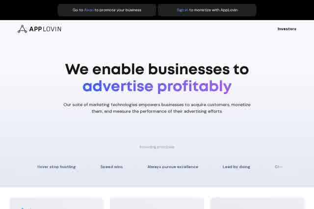 AppLovin - Mobile Ad & Marketing Platform