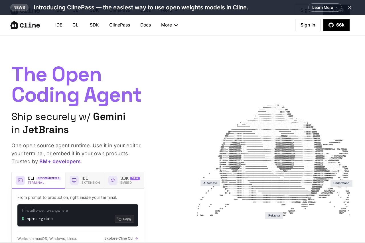 Cline 截图