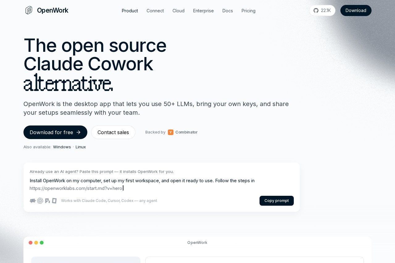 OpenWork screenshot