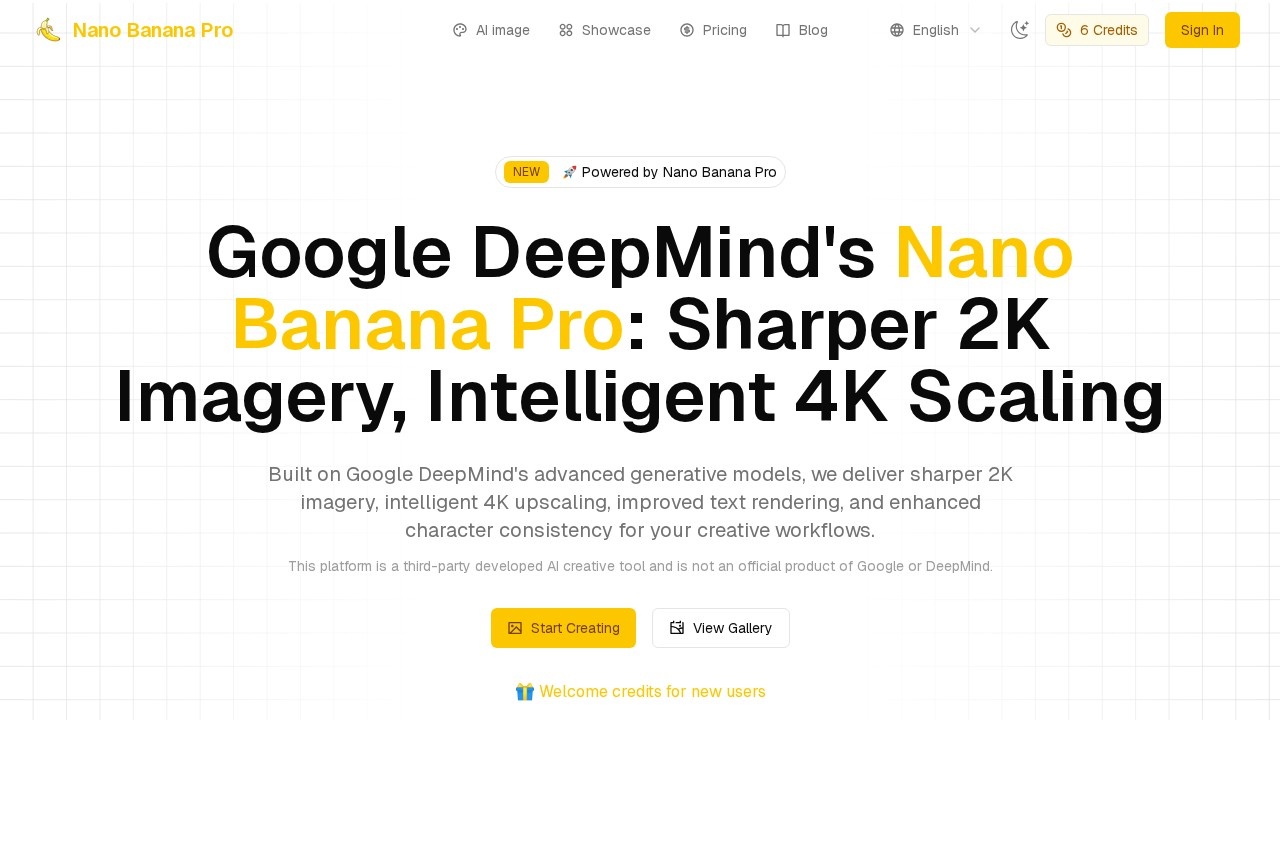 Nano Banana Pro - AI Image Generator | Free Trial