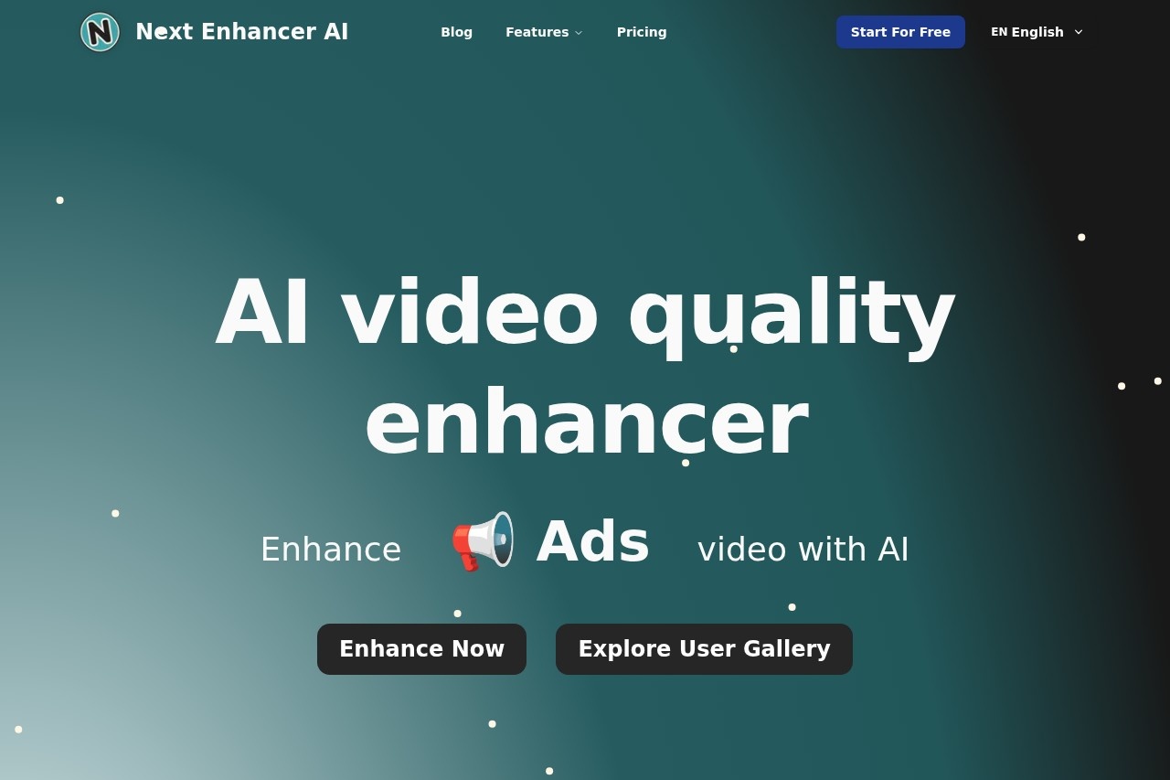 NextEnhancer – AI智能视频增强与4K超清提升工具 截图