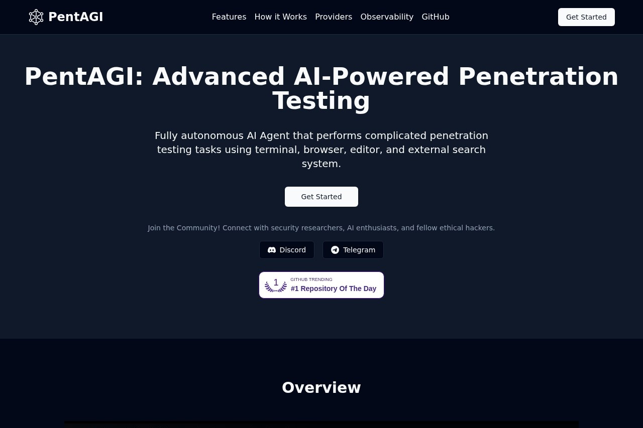 PentAGI - Advanced AI-Powered Penetration Testing - 全自主渗透