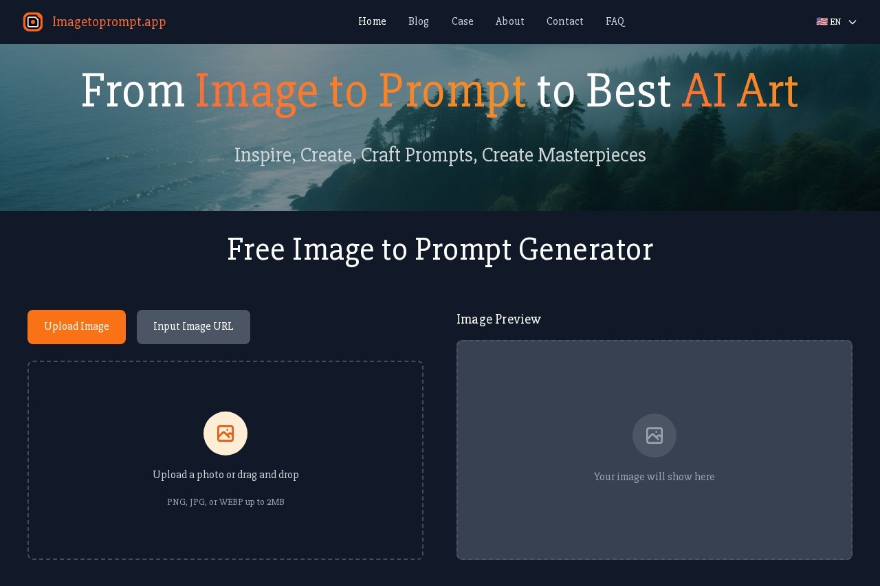 Image to Prompt Generator - Free AI Image Prompt Creator