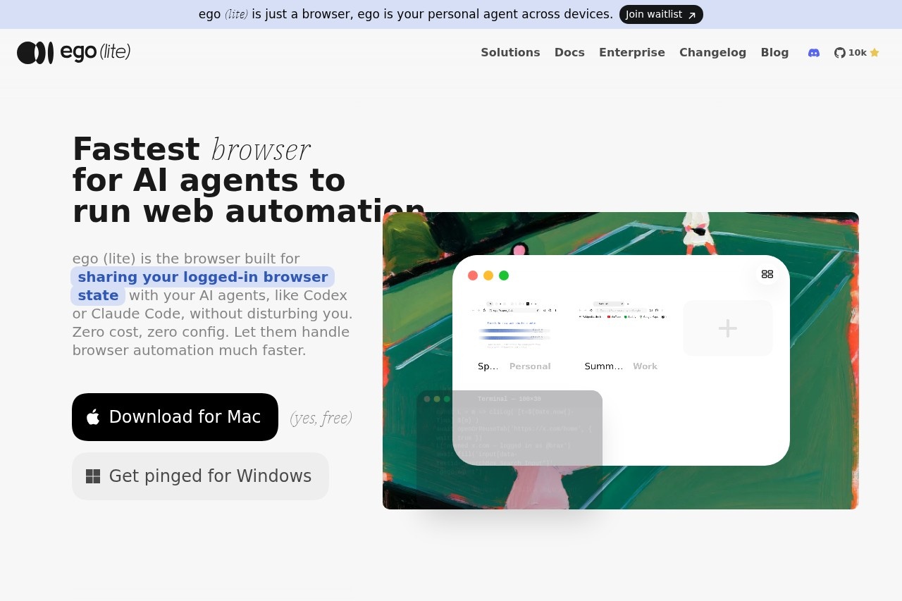 Fastest Browser for AI Agents to Run Web Automation