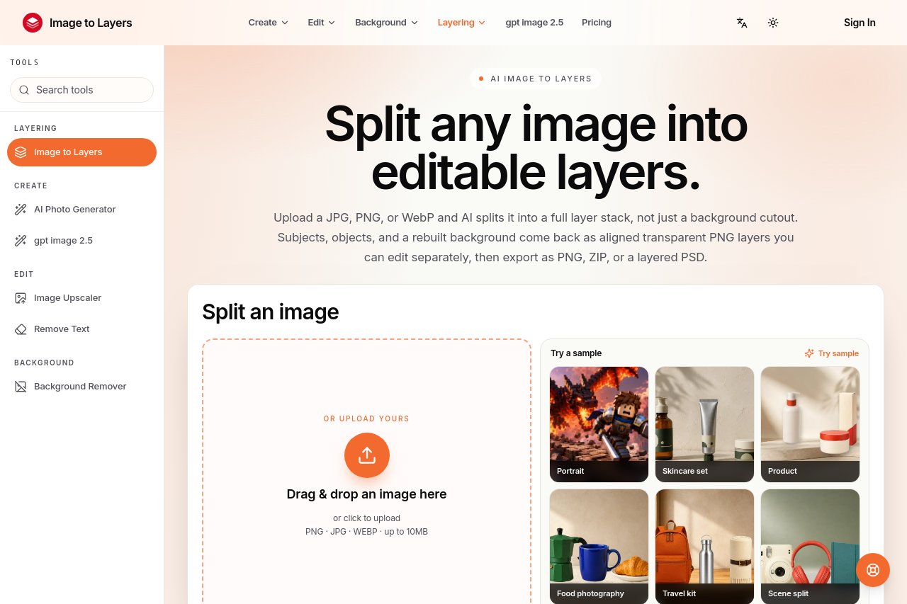 Image to Layers AI