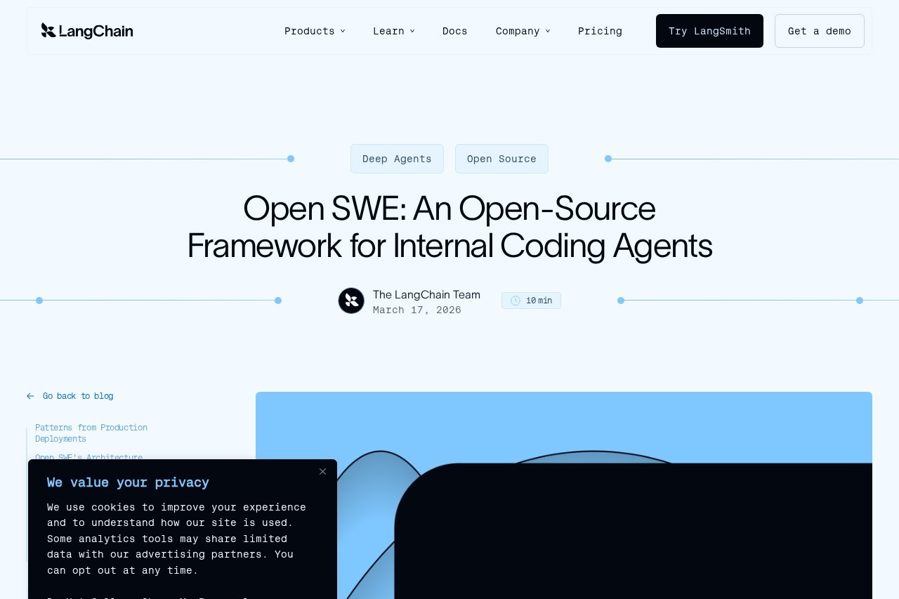Open SWE: 开源内部编码代理框架